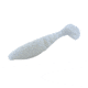 Yamamoto Baits Paddle Tail Zako Soft Bait, 5, 4in, Cream White, YAM-134P-05-036