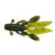 Yamamoto Baits Flappin Hog Creature Bait, 4.5in, 5pk, Green Pumpkin with Large Black, FHL-05-297