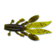 Yamamoto Baits Flappin Hog Creature Bait, 4.5in, 5pk, Green Pumpkin with Purple &amp; Small Copper, FHL-05-330