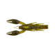 Yamamoto Baits PsychoDad Crawdad Bait, 4in, 5pk, Green Pumpkin with Large Black, 3K-05-297