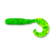 Yamamoto Baits Single Tail Grub 4in, 20pk, Chartreuse with Large Chartreuse &amp; Large Green, 40-20-169