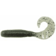 Yamamoto Baits Single Tail Grub 4in, 20pk, Smoke with Large Black, 40-20-150