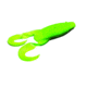 Yamamoto Baits YamaFrog Soft Plastic Frog, 3.75in, Lime Fever Laminate, 129-05-959
