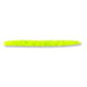 Yamamoto Baits Senko 5in Worm, 10 Pack, Chartreuse/Large Black Flake, YAM-9-10-156