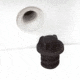 Yeti Drain Plug V2, 1 Pack, Black, 23010000000