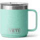 Yeti Rambler 10 oz Stackable Mug w/Durasip Ceramic Lining, Seafoam, 21071507353