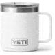 Yeti Rambler 10 oz Stackable Mug w/Durasip Ceramic Lining, White, 21071507352
