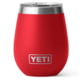 Yeti Rambler 10 oz Wine Tumbler w/MagSlider Lid, Rescue Red, 21071503803