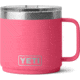 Yeti Rambler 14 oz Stackable Mug w/Durasip Ceramic Lining, Tropical Pink, 21071507359