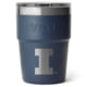 Yeti Rambler 16 oz Stackable Cup w/Magslider Lid, Navy/NCAA Illinois, 28100006619