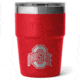 Yeti Rambler 16 oz Stackable Cup w/Magslider Lid, Red/NCAA Ohio State, 28100006659