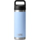 Yeti Rambler 18 oz Water Bottle w/Chug Cap, Big Sky Blue, 21071504639