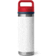 Yeti Rambler 18 oz Bottle Chug, White/Navy/Rescue Red, 18 oz, 21071505907