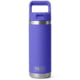 Yeti Rambler 18 oz Water Bottle w/Straw Cap, Ultramarine Violet, 21071504778