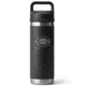 Yeti Rambler 18 oz Water Bottle w/Chug Cap, Black/MLB Reds, 28100006712