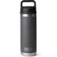Yeti Rambler 18 oz Water Bottle w/Chug Cap, Black Stone, 21071507596