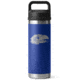 Yeti Rambler 18 oz Water Bottle w/Chug Cap, Blue/NCAA Kansas, 28100006756