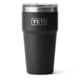 Yeti Rambler 20 oz Stackable Pint w/Magslider Lid, Black, 21071503706