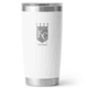 Yeti Rambler 20 oz Water Bottle w/Magslider Lid, White/MLB Royals, 28100007087