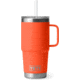Yeti Rambler 25 oz Straw Mug, Papaya, 25 oz, 21071504860