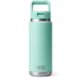 Yeti Rambler 26 oz Water Bottle w/Straw Cap, Seafoam, 21071504497