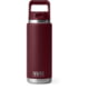 Yeti Rambler 26 oz Water Bottle w/Straw Cap, Wild Vine Red, 21071504176