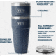 Yeti Rambler 30 oz Stackable Pint w/Magslider Lid, Navy, 21071503717