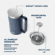Yeti Rambler 34 oz French Press Navy, Navy, 34 oz, 21071501848