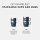 Yeti Rambler 6 oz Stackable Mug - 2 Pack, Big Sky Blue, 6 oz, 21071504661