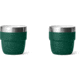Yeti Rambler 4 oz Cup 2PK, Black Forest Green, 21071505845