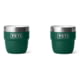 Yeti Rambler 4 oz Stackable Cups w/Durasip Ceramic Lining - 2 Pack, Black Forest Green, 21071505845
