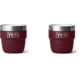 Yeti Rambler 4 oz Stackable Cups w/Durasip Ceramic Lining - 2 Pack, Wild Vine Red, 21071503219