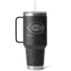 Yeti Rambler 42 oz Straw Mug w/Straw Lid, Black/MLB Reds, 28100007142