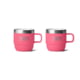 Yeti Rambler 6 oz Stackable Mugs w/Durasip Ceramic Lining - 2 Pack, Tropical Pink, 21071502982