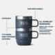 Yeti Rambler 6 oz Stackable Mug - 2 Pack, Big Sky Blue, 6 oz, 21071504661