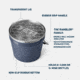 Yeti Rambler Beverage Bucket, Big Sky Blue, 21071504667