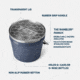 Yeti Rambler Beverage Bucket, Navy, 21071503820