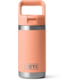 Yeti Rambler Jr 12 oz Kids Water Bottle w/Straw Cap, Lowcountry Peach, 21071505349