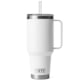 Yeti Rambler 42 oz Straw Mug w/Straw Lid, White, 21071503836