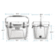 Yeti Roadie 20 Cooler-White