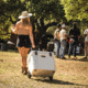 Yeti Roadie 60 Hard Cooler, Big Wave Blue, 60 Quart, 10023400000