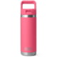 Yeti Rambler 18 oz Water Bottle w/Straw Cap, Tropical Pink, 21071502325