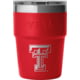 Yeti Rambler 16 oz Stackable Cup - NCAA TexasTech, Rescue Red, 28100006660