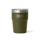 Yeti Rambler 16 oz Stackable Cup w/Magslider Lid, Olive/King Crab Orange, 21071508527