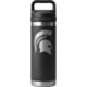 Yeti Rambler 18 oz Water Bottle with Chug Cap - NCAA Michigan State, Black, 28100006725