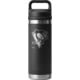 Yeti Rambler 18 oz Water Bottle with Chug Cap - NHL Pittsburgh Penguins, Black, 28100006746