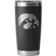 Yeti Rambler 20 oz Tumbler with MagSlider Lid - NCAA Iowa, Black, 28100006922