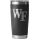 Yeti Rambler 20 oz Tumbler with MagSlider Lid - NCAA Wake Forest, Black, 28100006927