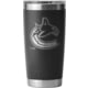 Yeti Rambler 20 oz Tumbler with MagSlider Lid - NHL Vancouver Canucks, Black, 28100006944