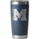 Yeti Rambler 20 oz Tumbler with MagSlider Lid - NCAA Michigan, Navy, 28100007008